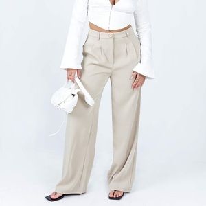 NTW Archer Pants Taupe. Princess Polly